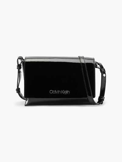 Calvin Klein Táskák & Kiegészítők HU715619 | Calvin Klein Bőr Női Crossbody Táska Fekete